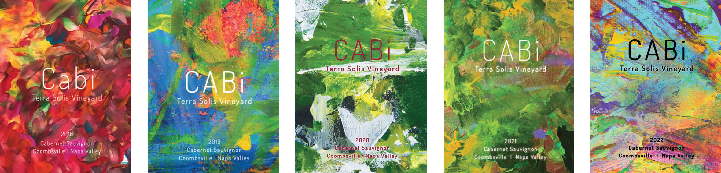 CABi lables from 2018 through 2022